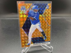 2021 Mosaic Reactive Orange Prizm #213 Sherten Apostel Rangers RC Rookie